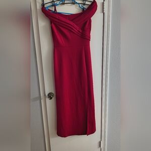 Alexa B Garnet Red Dress - Size 8